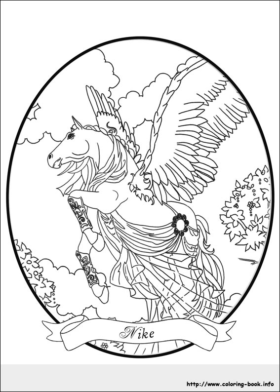 Plansa de colorat cu Bella Sara 2 12